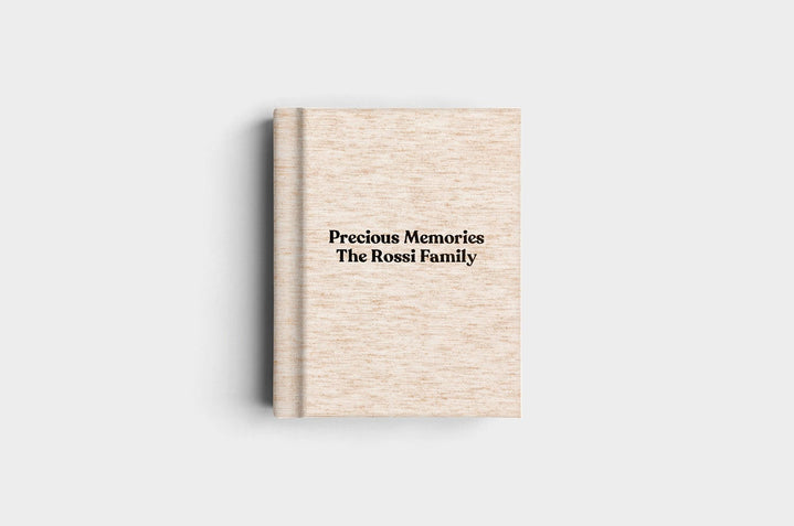 8x10 Portrait Oatmeal Linen Photo Album
