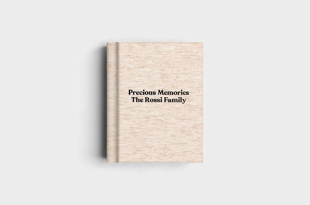 8x10 Portrait Oatmeal Linen Photo Album