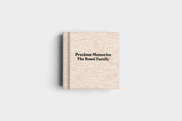 8x8 Square Oatmeal Linen Photo Album