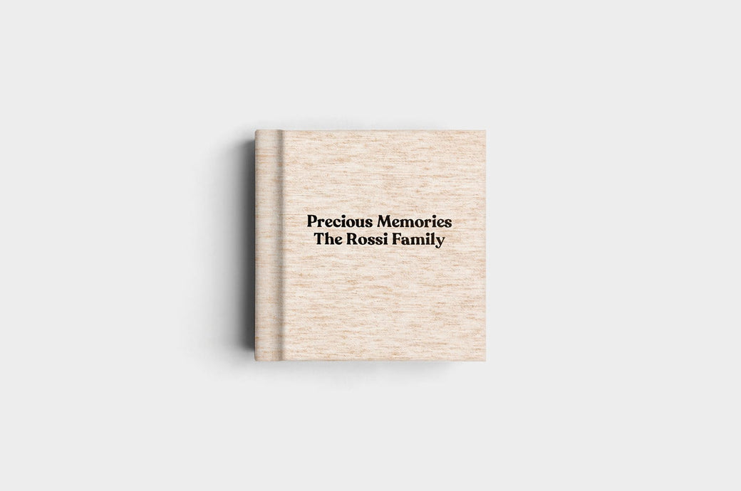 8x8 Square Oatmeal Linen Photo Album