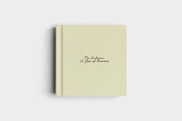 10x10 Square Pistachio Linen Photo Album