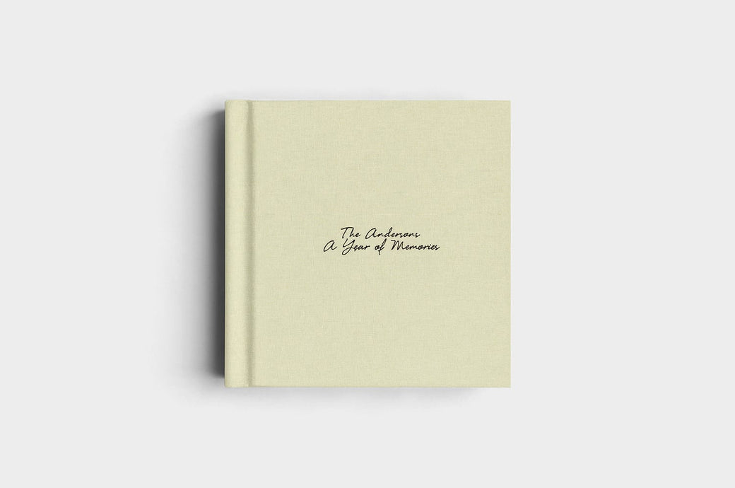 10x10 Square Pistachio Linen Photo Album