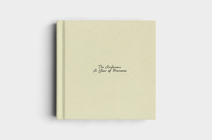 12x12 Square Pistachio Linen Photo Album