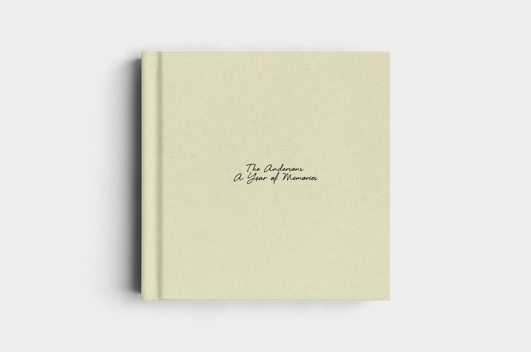 12x12 Square Pistachio Linen Photo Album