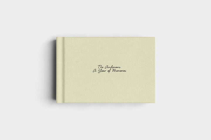 12x8 Landscape Pistachio Linen Photo Album