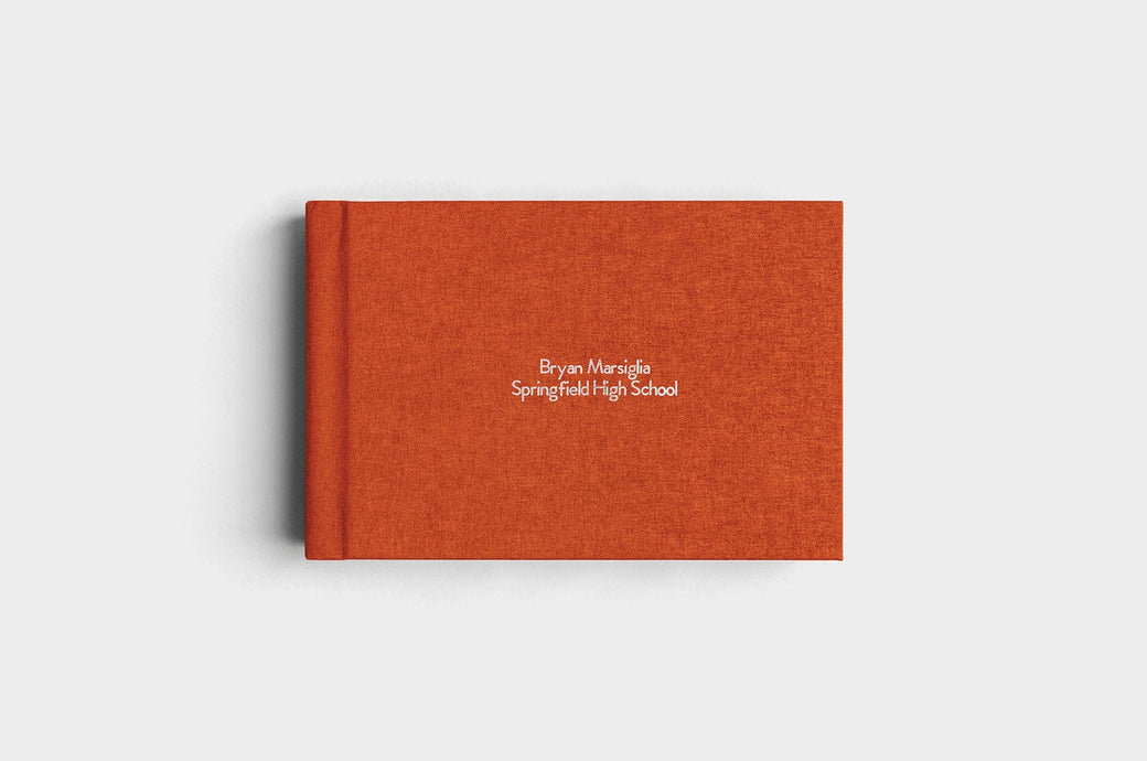 12x8 Rust Linen Album99