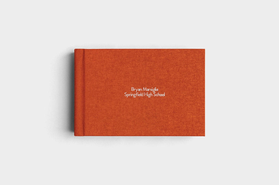 12x8 Rust Linen Album99