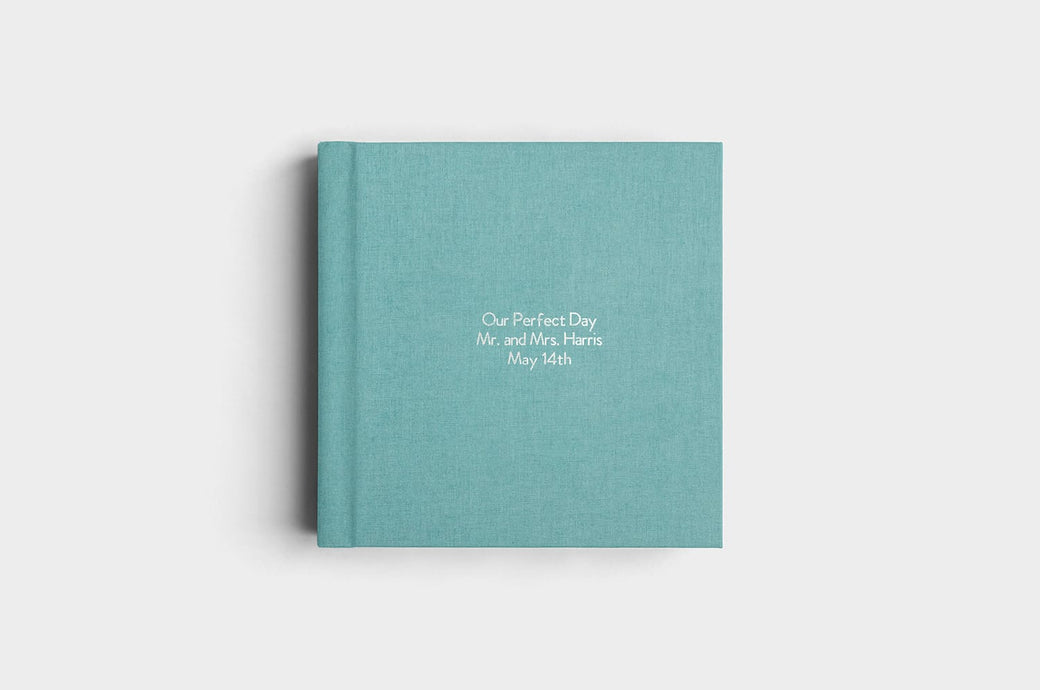 10x10 Square Sea Linen Photo Album