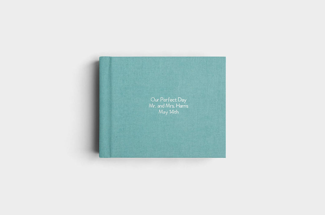 10x8 Landscape Sea Linen Photo Album