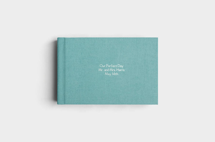 12x8 Landscape Sea Linen Photo Album