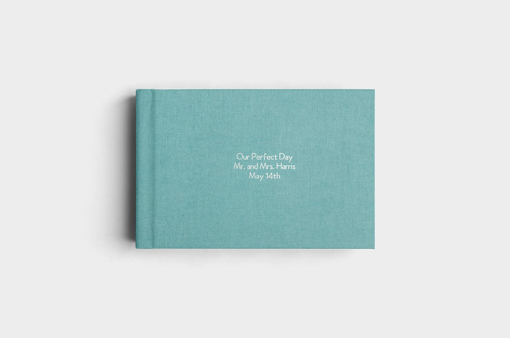 12x8 Landscape Sea Linen Photo Album