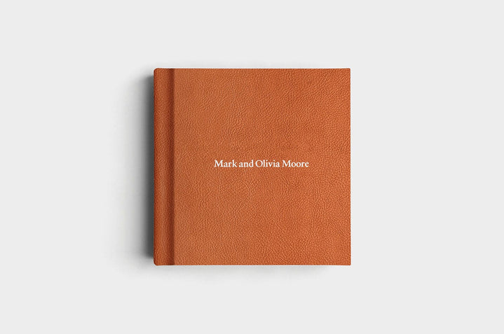 10x10 Square Camel Vegan Leather Album