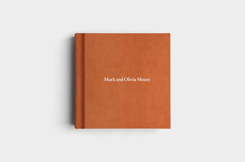 10x10 Square Camel Vegan Leather Album