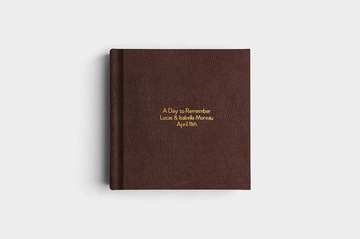 10x10 Chocolate Vegan Leather Album99