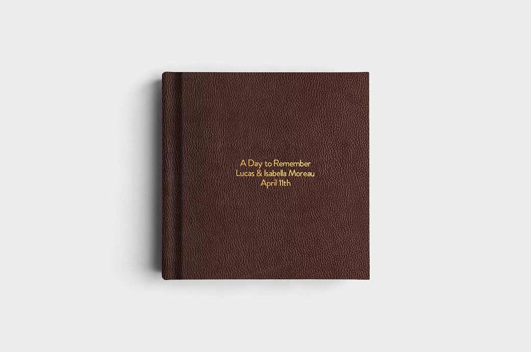 10x10 Chocolate Vegan Leather Album99
