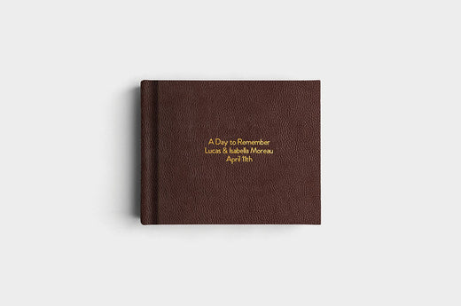 10x8 Chocolate Vegan Leather Album99