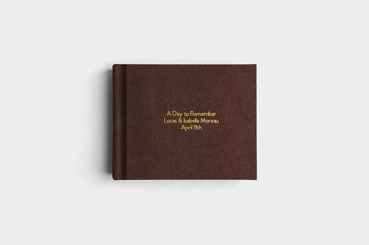 10x8 Chocolate Vegan Leather Album99