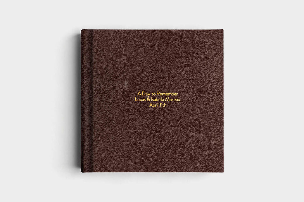 12x12 Chocolate Vegan Leather Album99