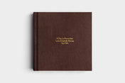 12x12 Chocolate Vegan Leather Album99
