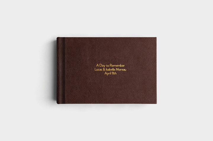 12x8 Chocolate Vegan Leather Album99