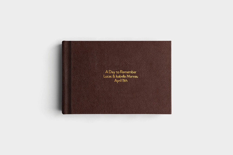 12x8 Chocolate Vegan Leather Album99
