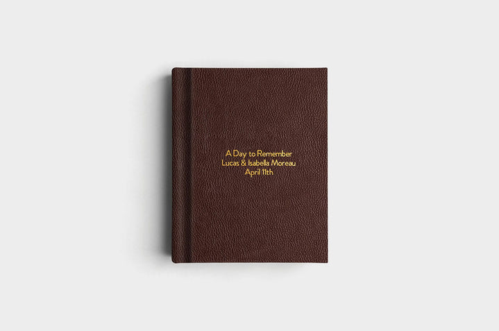 8x10 Portrait Chocolate Vegan Leather Album