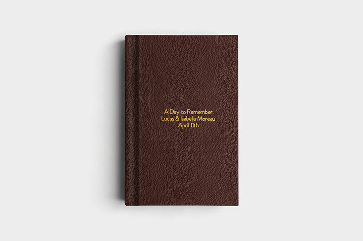 8x12 Portrait Chocolate Vegan Leather Album