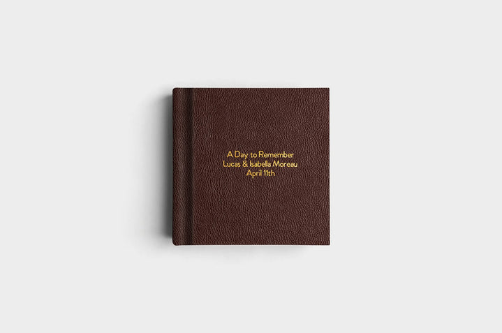 8x8 Chocolate Vegan Leather Album