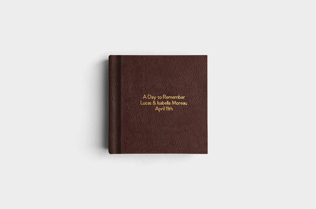 8x8 Chocolate Vegan Leather Album