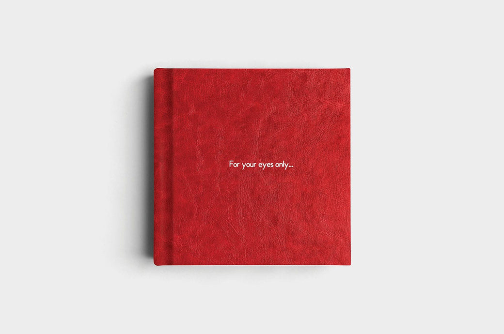 10x10 Square Cranberry Vegan Leather Album