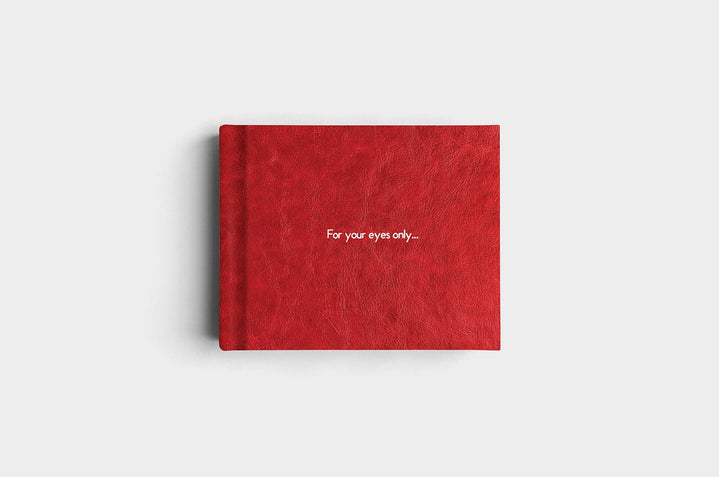 10x8 Landscape Cranberry Vegan Leather Album