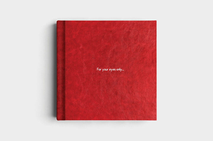 12x12 Square Cranberry Vegan Leather Album