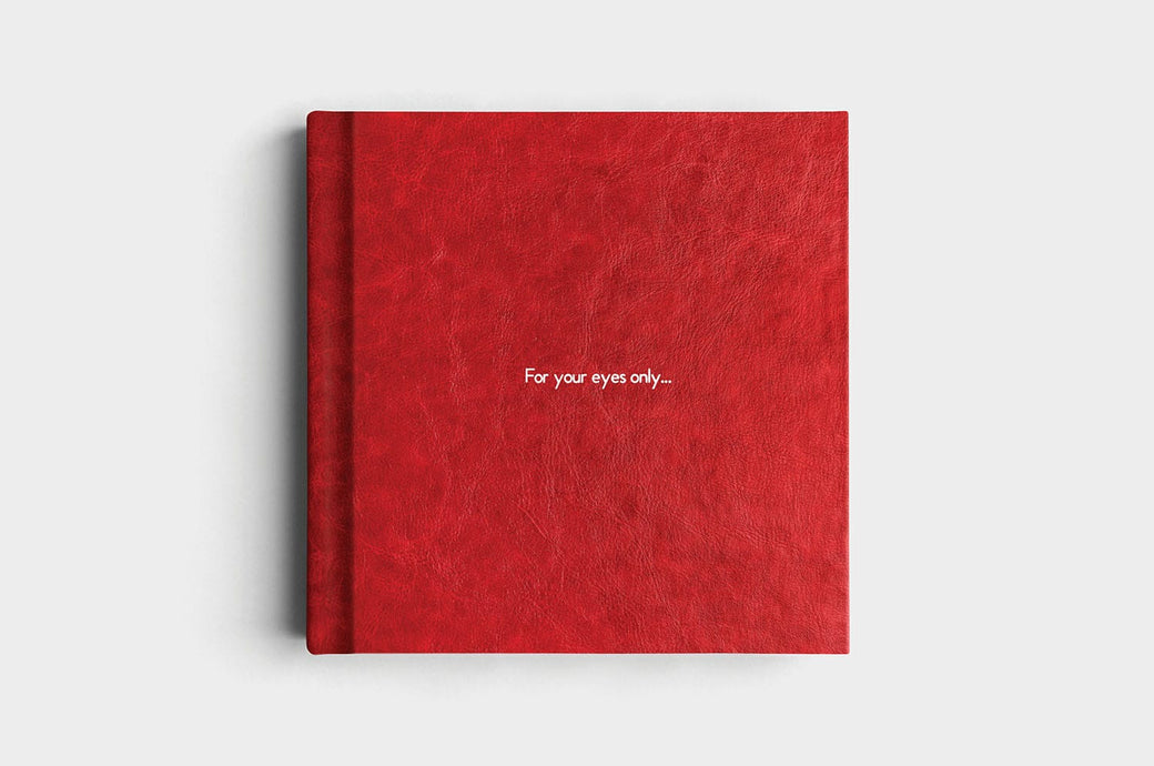 12x12 Square Cranberry Vegan Leather Album