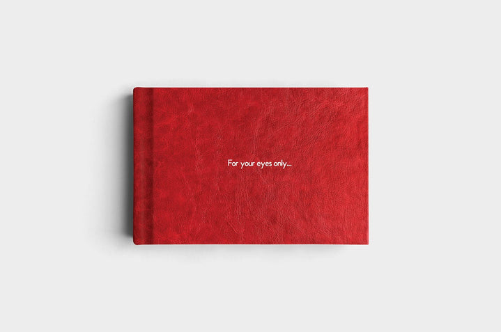 12x8 Landscape Cranberry Vegan Leather Album
