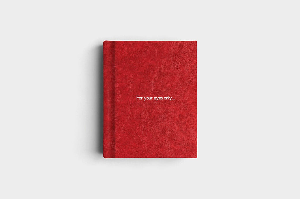 8x10 Portrait Cranberry Vegan Leather Album