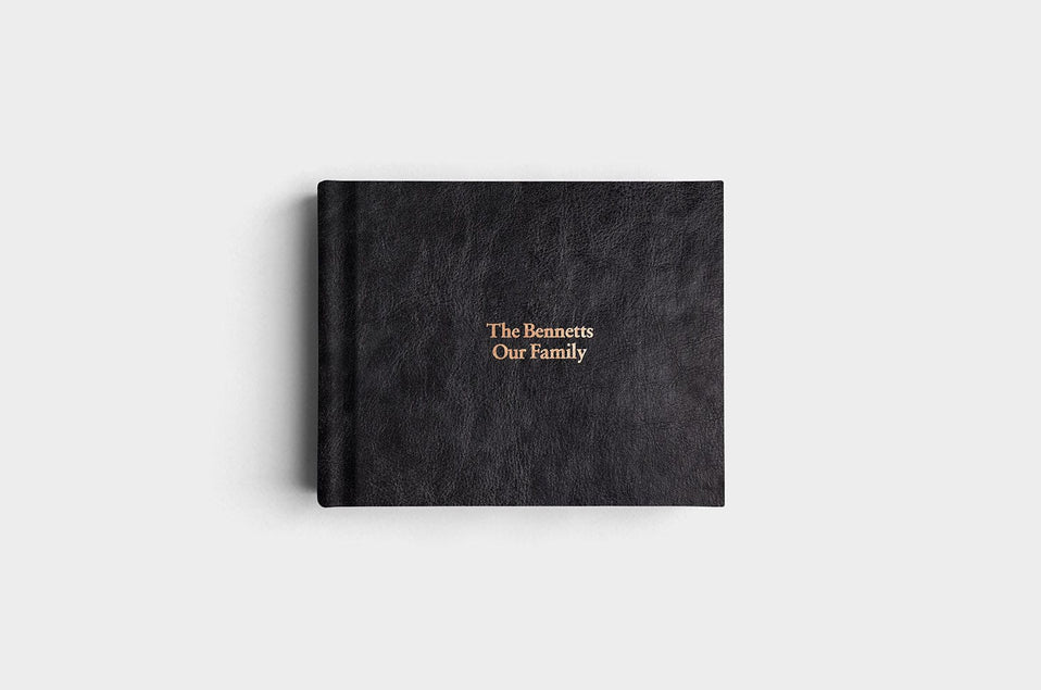 10x8 Jet Black Vegan Leather Album99