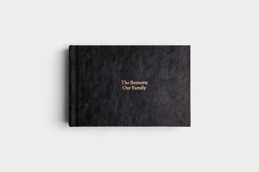12x8 Jet Black Vegan Leather Album99