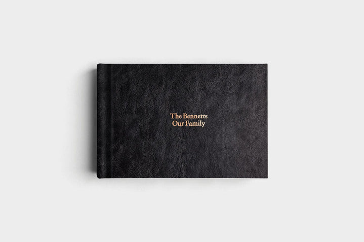12x8 Jet Black Vegan Leather Album99