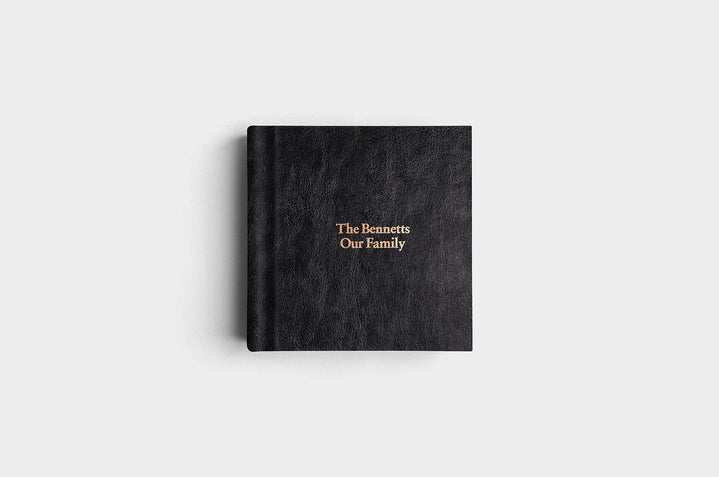 8x8 Jet Black Vegan Leather Album99