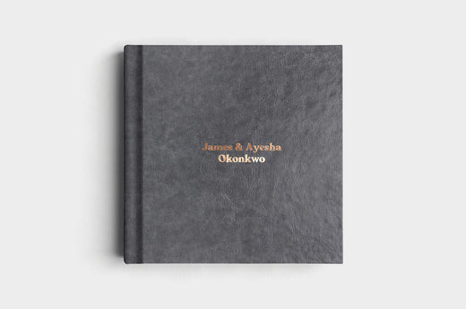 12x12 Steel Vegan Leather Album99