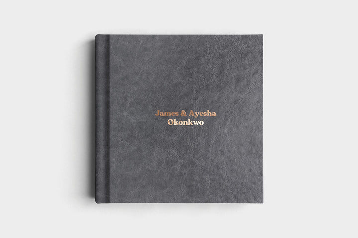 12x12 Steel Vegan Leather Album99