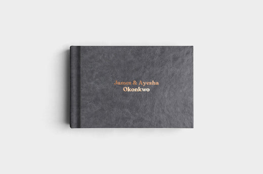 12x8 Steel Vegan Leather Album99