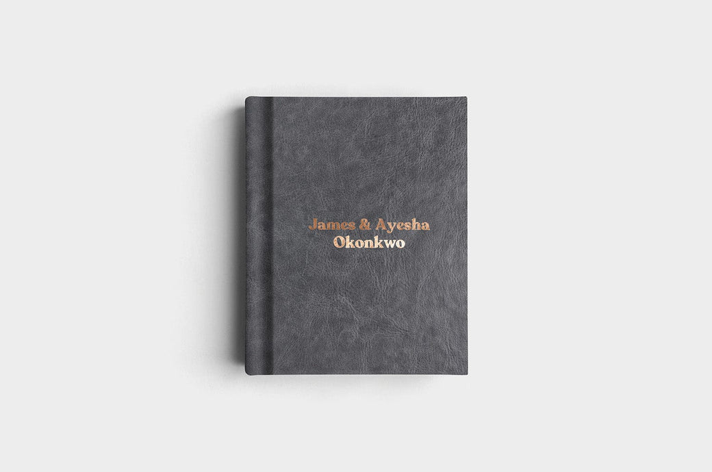 8x10 Steel Vegan Leather Album99