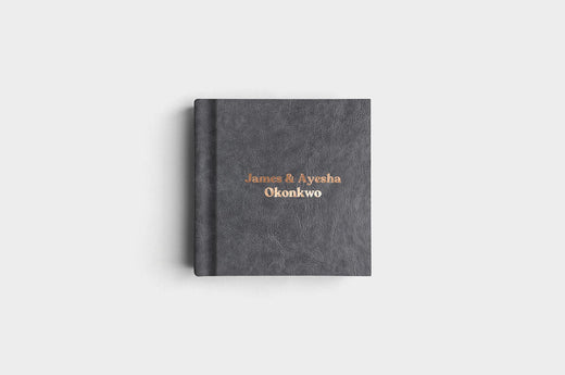 8x8 Steel Vegan Leather Album99