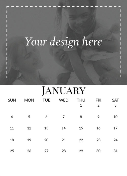 Portrait Create Your Own-calendars-Nations Photo Lab-Nations Photo Lab