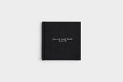8x8 Square Black Linen Photo Book