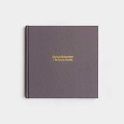 Photo Book Cloth Cover- Charcoal