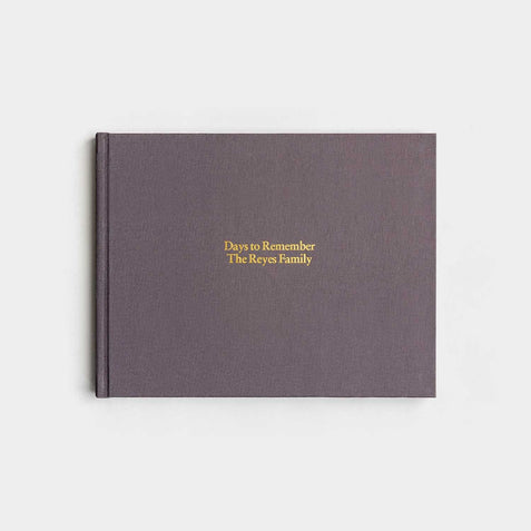 Photo Book Cloth Cover- Charcoal