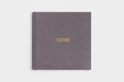 12x12 Square Charcoal Linen Photo Book