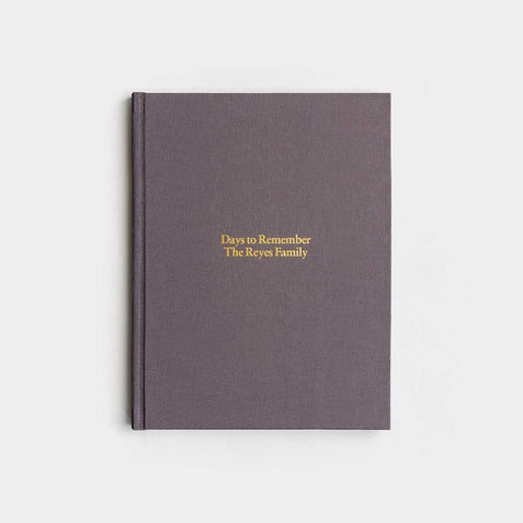 Photo Book Cloth Cover- Charcoal